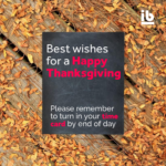 15 Thanksgiving Themed Timesheet Reminders - inbadge, llc - Card Services