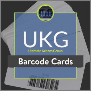 UKG Barcode Cards